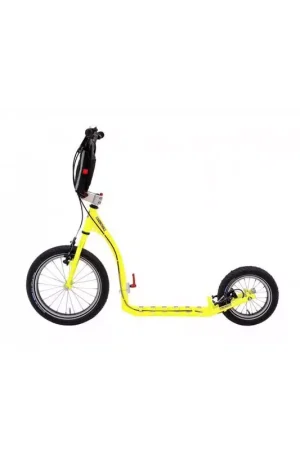 Dernière Chance Foldable Footbike KOSTKA REBEL MAX FOLD (G5) - NEON Lemon
