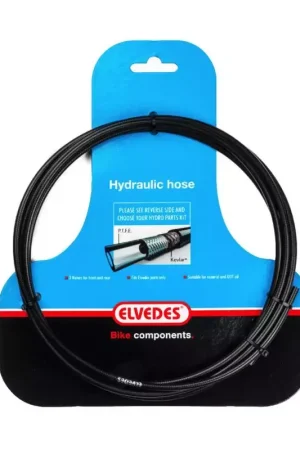 ELVEDES 3m durite noir specifique Elvedes pour huile Mineral et DOT, Kevlar et PTFE Offre Du Jour