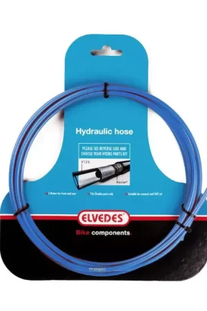 Dernier Modèle ELVEDES 3m durite bleue specifique Elvedes pour huile Mineral et DOT, Kevlar et PTFE