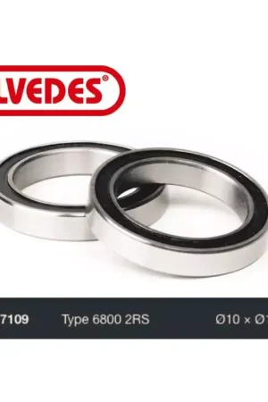 ELVEDES Roulement Type 6800 2RS diamètre 10 x diamètre 19 x 5 Super Prix