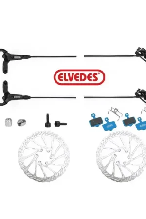 Populaire ELVEDES Paire de frein ELVEDES HP4000 Dual Piston Mineral