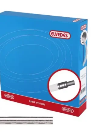 ELVEDES 10m Gaine de frein Chrome avec liner diamètre 5,0mm Usine Directe