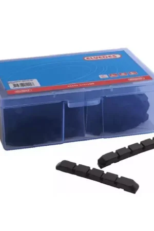 Réduction ELVEDES Boite de 25 paires patins de remplacement V-type pour porte patins 72mm