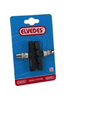 ELVEDES Paire de patins de frein V-Type 60mm noir Vente Directe