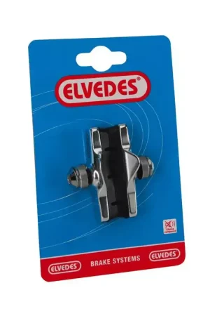 Quantité Limitée ELVEDES Paire de patins plus porte patins route Alu 55mm pour Campagnolo