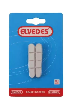 Prix Bas ELVEDES Paire de patins de remplacement route 55mm White Compound Shimano