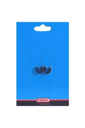 ELVEDES 2 Frame Clamps for Brake Hose Plastic Populaire