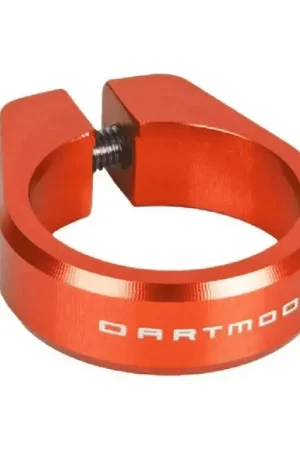 DARTMOOR Collier de selle diam. 31.8mm, orange anod. Nouveauté