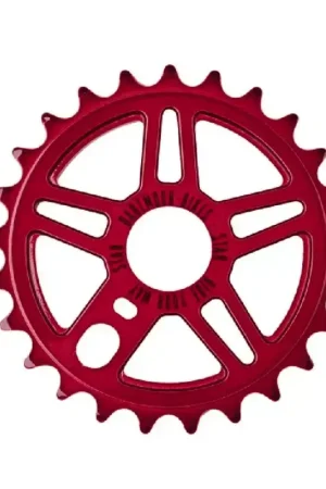 Offre Spéciale DARTMOOR Couronne BMX Star alu 7075, 25T, red anod.