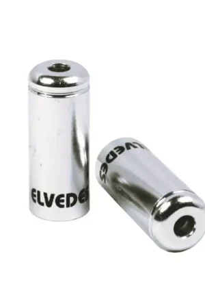 ELVEDES 50 Sealed Ferrules diamètre 5,0mm Aluminium Silver Nouvelle Collection