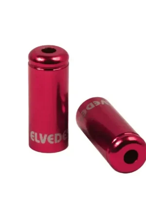 ELVEDES 50 Sealed Ferrules diamètre 5,0mm Aluminium Red Top Vente