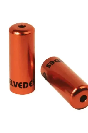 Offre Spéciale ELVEDES 50 Sealed Ferrules diamètre 4,2mm Aluminium Orange