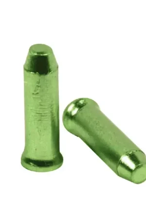 ELVEDES 500 Endcaps diamètre 2,3 Aluminium Green Jusqu'à Épuisement Des Stocks