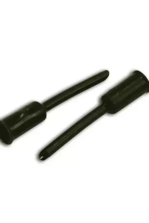 ELVEDES 50 Tip Ferrules diamètre 4,3mm PVC Black Commander Maintenant