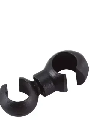 ELVEDES 50 Rotating Hooks diamètre 4,3mm - 5,0mm PVC Black Paiement Sécurisé