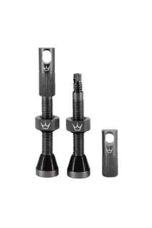 PEATY Valves Tubeless Peatys CNC 42mm matte slate (gris) Prix Promo