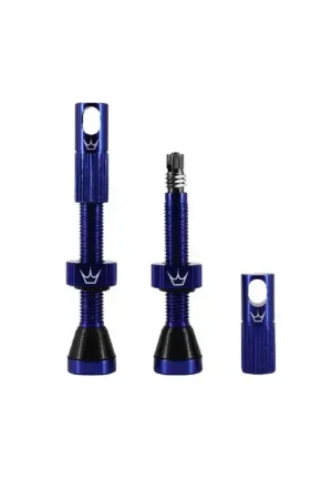 Bon Plan PEATY Peatys Tubeless Valves CNC 42mm navy