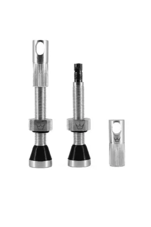 PEATY Valves Tubeless Peatys CNC 42mm silver Meilleur Prix