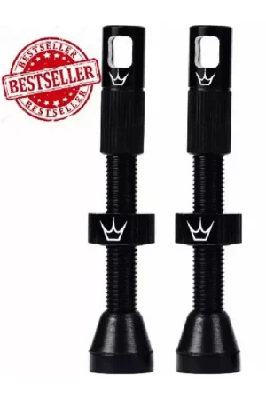 Remise PEATY Valves Tubeless Peatys CNC 60mm noir