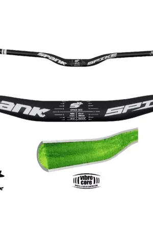 SPANK Cintre Spank SPIKE 800 Vibrocore, rise 30mm, noir/blanc Haute Qualité