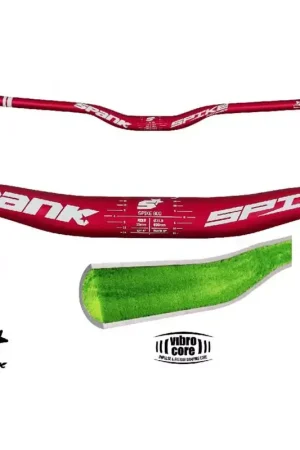 SPANK Cintre Spank SPIKE 800 Vibrocore, rise 30mm, rouge/blanc Promotion