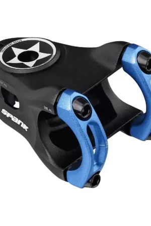 SPANK Potence SPLIT, 31,8mm, 43mm Bleu Pas Cher
