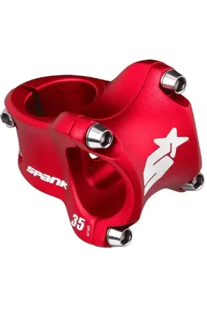 Prix Réduit SPANK Potence SPIKE Race 2, 31,8mm, 35mm Red