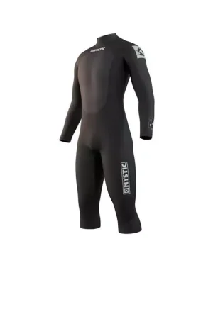 Combinaison néoprène MYSTIC Brand Longarm Shortleg 3/2mm Bzip Flatlock Black Jusqu'à Épuisement Des Stocks