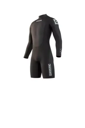 Promotion Saisonnière Combinaison néoprène MYSTIC Brand Longarm Shorty 3/2mm Bzip Flatlock Black