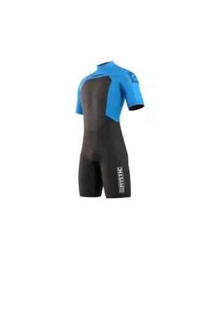 Petit Prix Combinaison néoprène MYSTIC Brand Shorty 3/2mm Bzip Flatlock Global Blue