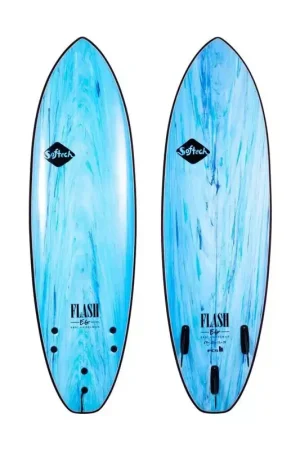 Achetez Aujourd'hui Planche de surf Softech Flash Eric Geiselman FCS II 5´0 Aqua Marble