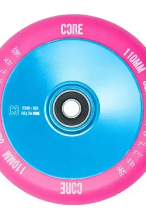 Certifié Roue Trottinette CORE Hollowcore V2 Pink/Blue 110mm