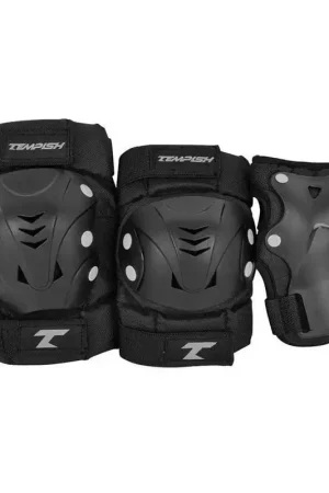 Set de protection complet TEMPISH Taky Skate Pads 3-Pack Noir/Gris Achetez Aujourd'hui