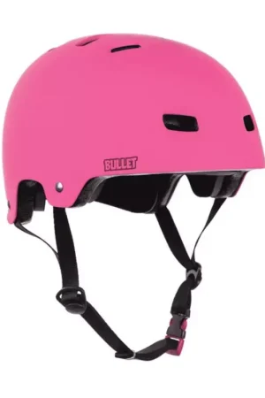 Casque BULLET Junior Matt 49-54Cm Rose Expédié Aujourd'hui