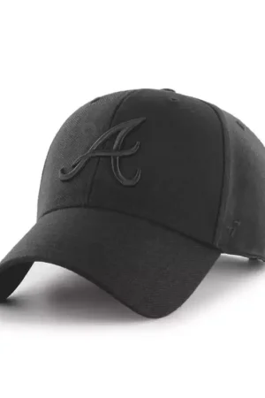 Commander Vite Casquette 47 BRAND Mlb Atlanta Braves Mvp Snapback Noir