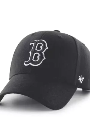 Super Prix Casquette 47 BRAND Mlb Boston Sox Mvp Snapback Noir