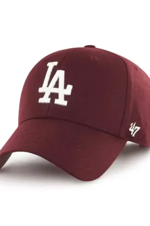 Authentique Casquette 47 BRAND Mlb Los Angeles Dodgers MvpMaroon