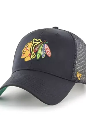 Expédié Aujourd'hui Casquette 47 BRAND Nhl Chicago hawks Branson Mvp Noir