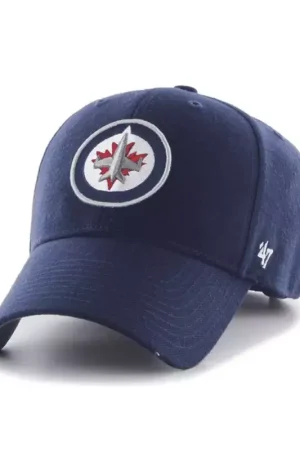 Casquette 47 BRAND Nhl Winnipeg Jets Mvp Light Bleu Vente Flash