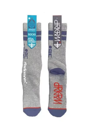 Offre Limitée Chaussettes skate DARKROOM Rapture Gris
