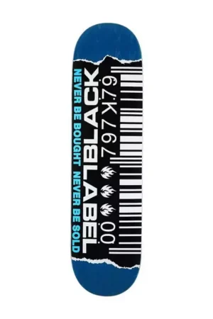 Plateau skate BLACK LABEL Barcode Ripped 8.25 Produit De Marque