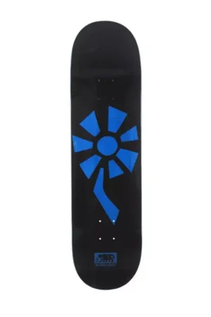 Achat Immédiat Plateau skate BLACK LABEL Flower Power Noir/Bleu 8.5