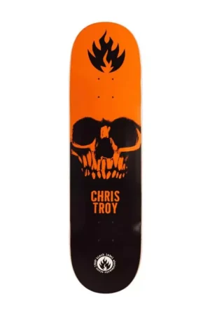 Offre Du Jour Plateau skate BLACK LABEL Troy Skull 8.5