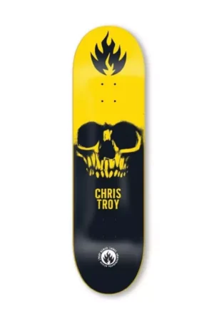 Livraison Express Plateau skate BLACK LABEL Troy Skull 8.5