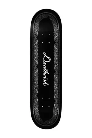 Remise Plateau skate DEATHWISH SKATEBOARDS Paisley Script 8.5
