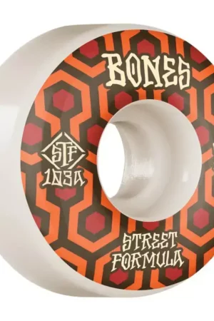 Nouvel Arrivage Roues skate BONES (x4) Stf V1 Retros Standard Orange 103A