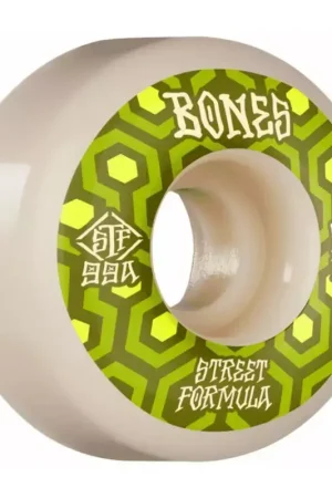 Roues skate BONES (x4) Stf V1 Retros Standard Vert 99A Expédition Rapide