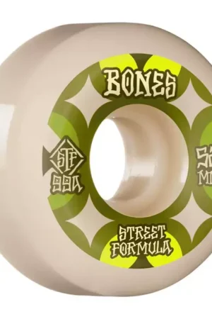 Promotion Roues skate BONES (x4) Stf V5 Retros Sidecut Vert 99A