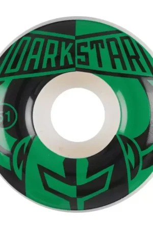 Meilleur Prix Roues skate DARKSTAR (x4) Divide Green Blanc 51mm