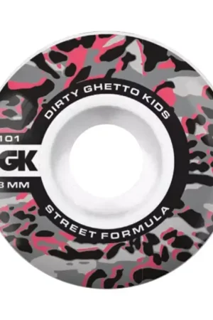 Dernière Chance Roues skate DGK SKATEBOARDS (x4) Static Blanc 101A 53mm
